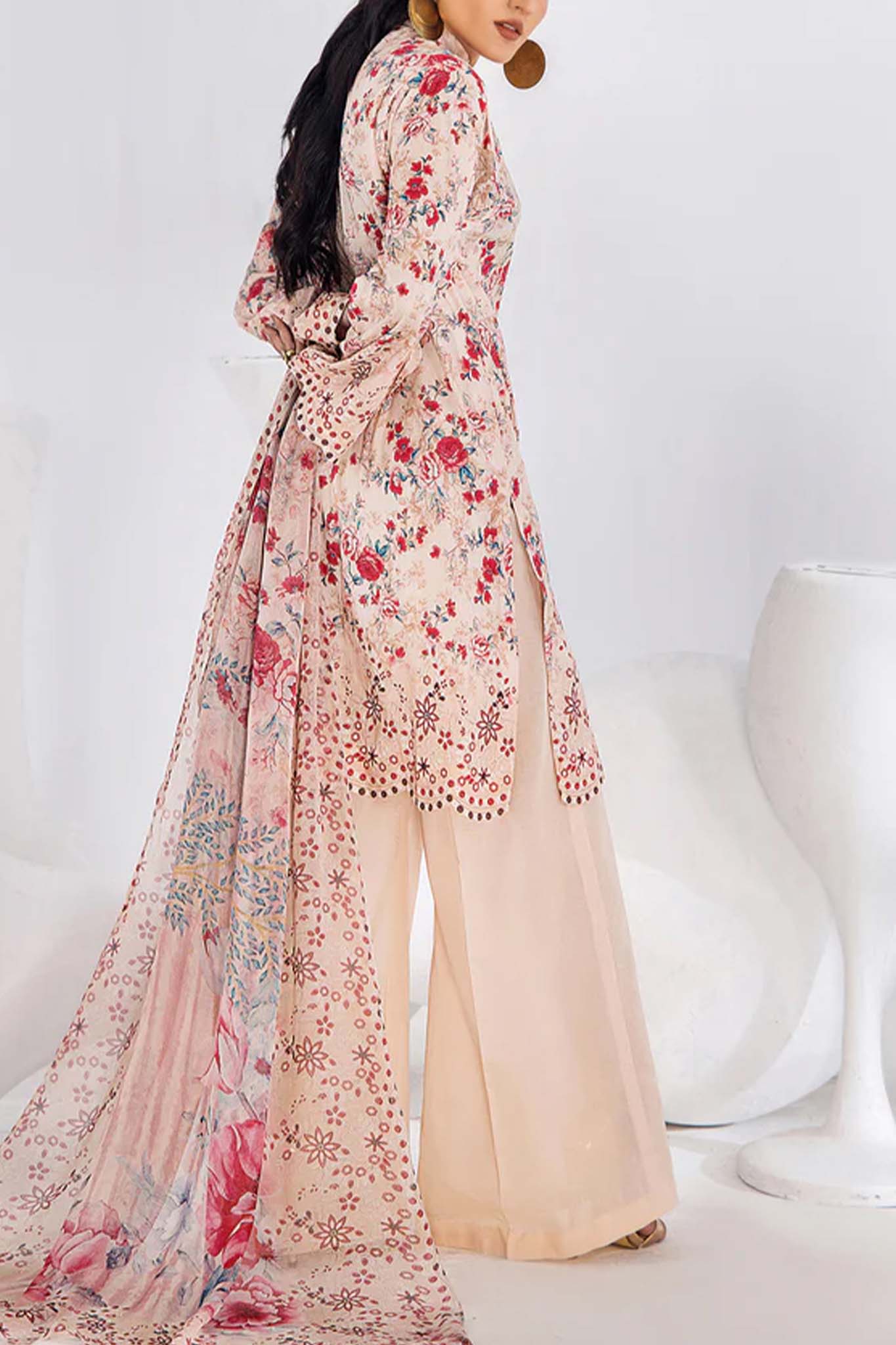 Inara by Adan's Libas 3 Piece Unstitched Luxury Lawn Collection'2024-D-5667