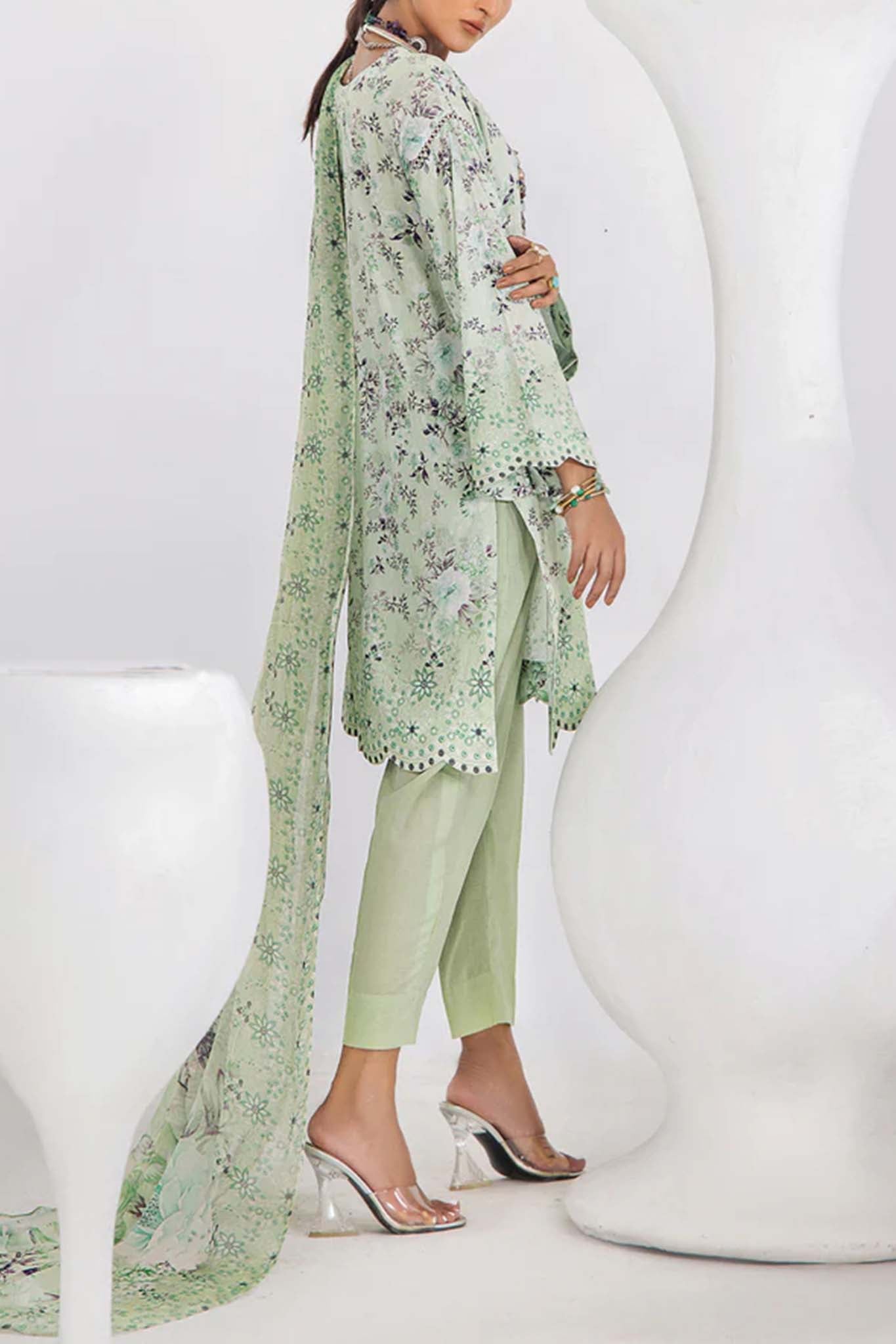 Inara by Adan's Libas 3 Piece Unstitched Luxury Lawn Collection'2024-D-5669