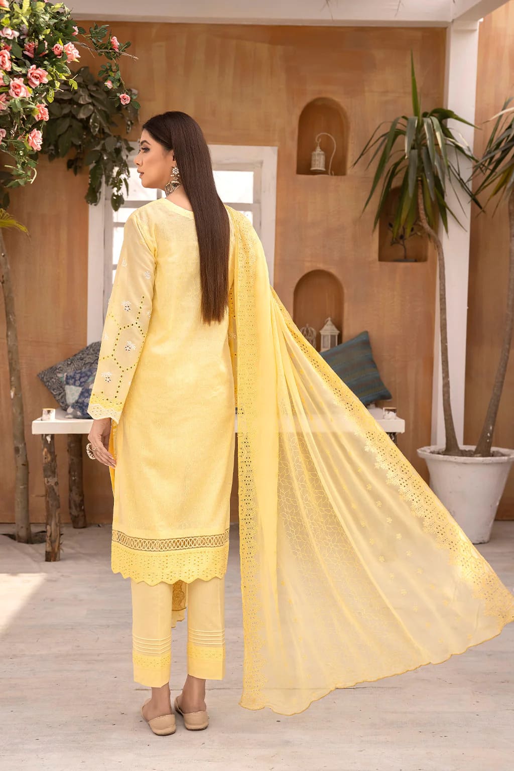 Zerlin by Johra Unstitched 3 Piece Chikankari Lawn Collection'2023-JH-202