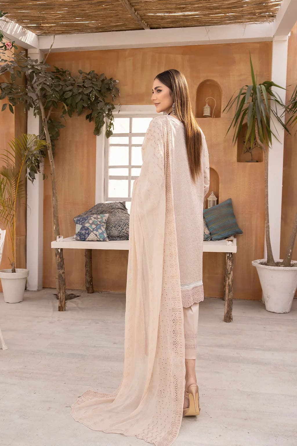 Zerlin by Johra Unstitched 3 Piece Chikankari Lawn Collection'2023-JH-206