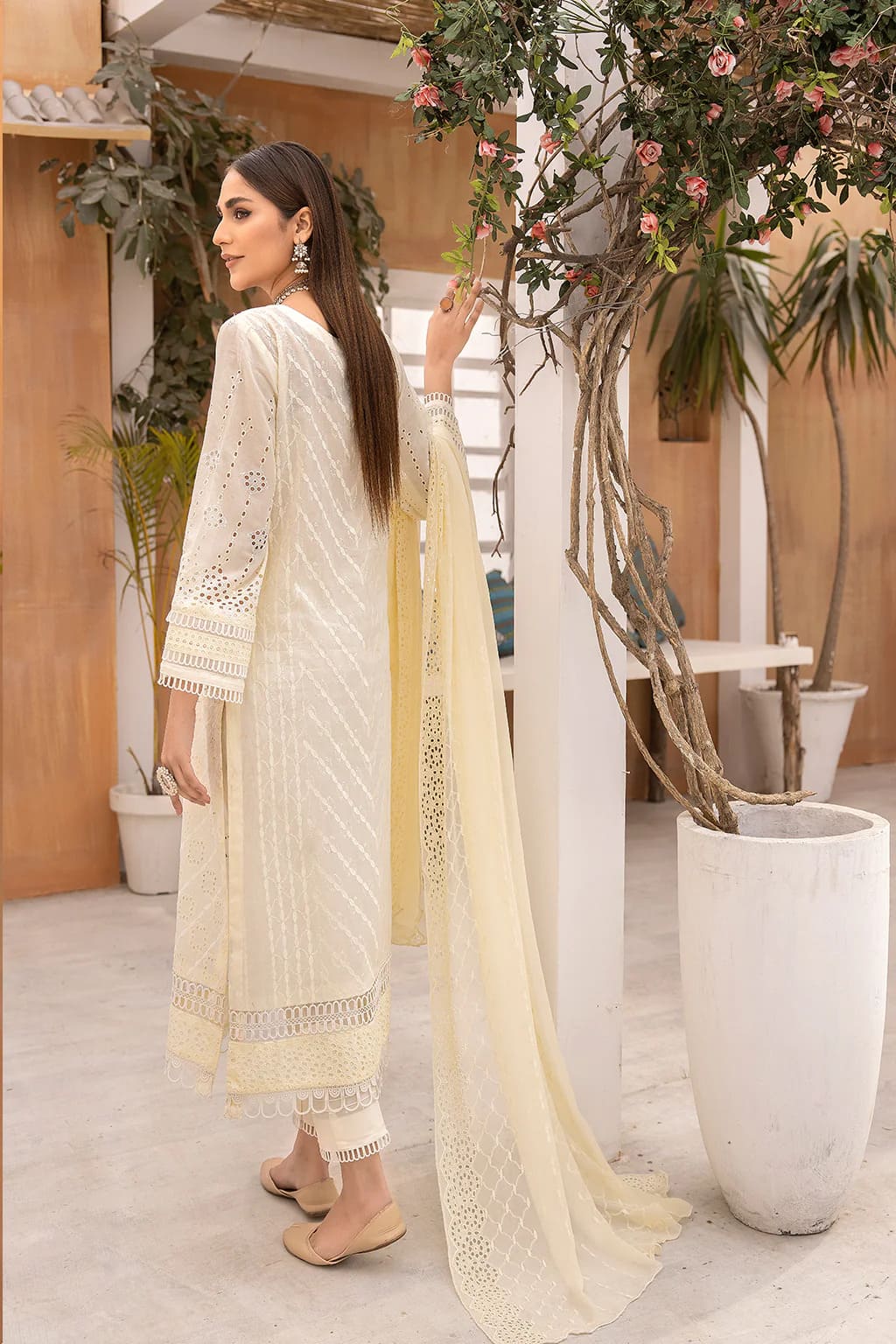 Zerlin by Johra Unstitched 3 Piece Chikankari Lawn Collection'2023-JH-209