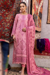 Ulfat By Johra Unstitched 3 Piece Emb Banarsi Jacquard Lawn Collection'2024-JH-258