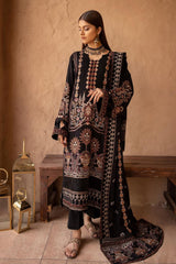 Palaash by Johra Unstitched 3 Piece Embroidered Leather Peach Collection'2022-JH-445