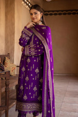 Palaash by Johra Unstitched 3 Piece Embroidered Leather Peach Collection'2022-JH-447