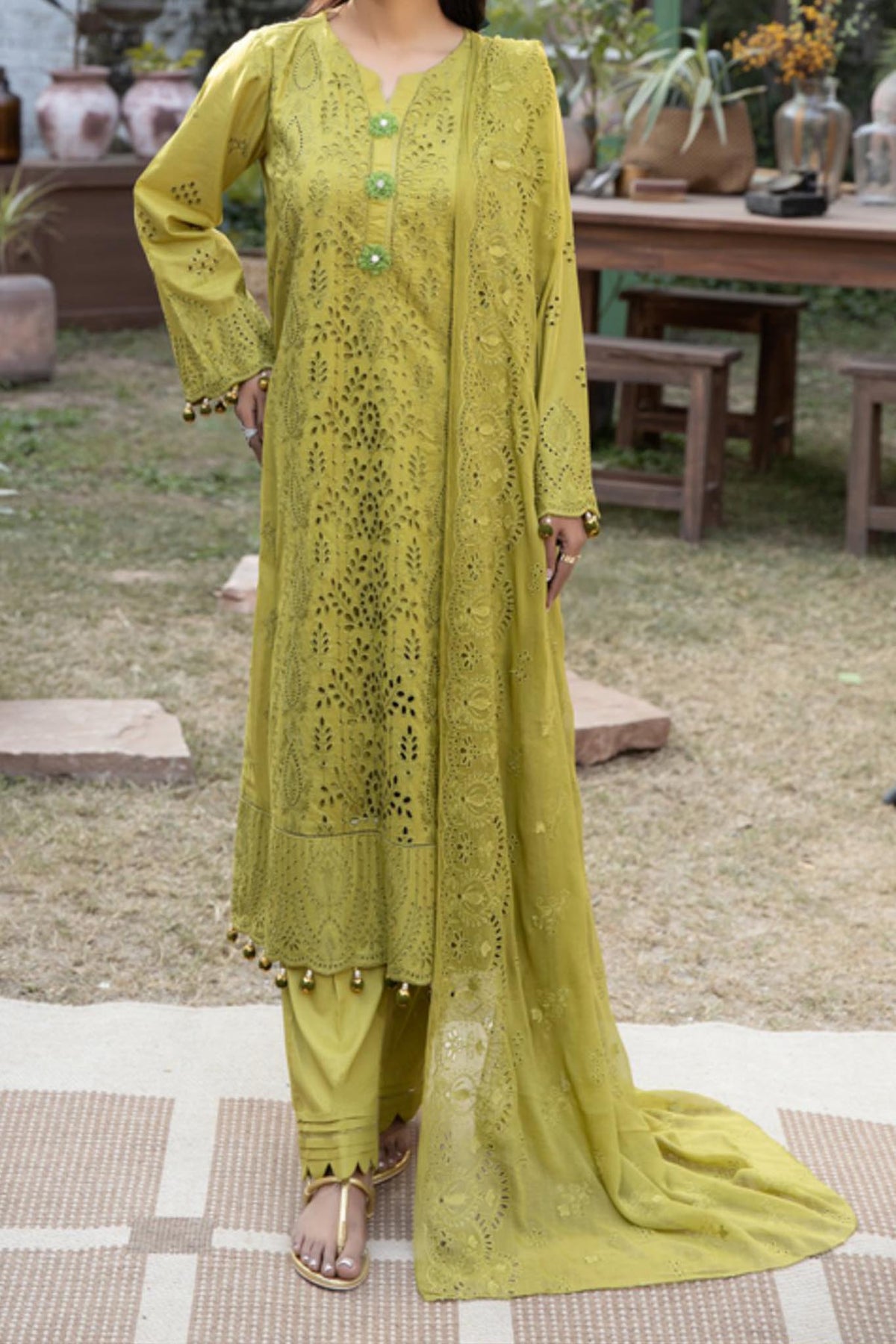 Aniyah by Johra Unsitched 3 Piece Chikankari Lawn Collection'2024-JH-71