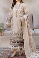 Sila by Johra Unstitched 3 Piece Emb & Printed Lawn Collection'2024-JH-85