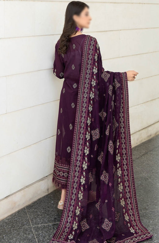 Elysia by Johra Unstitched 3 Piece Emb Lawn Collection'2024-JH-884