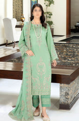 Elysia by Johra Unstitched 3 Piece Emb Lawn Collection'2024-JH-888
