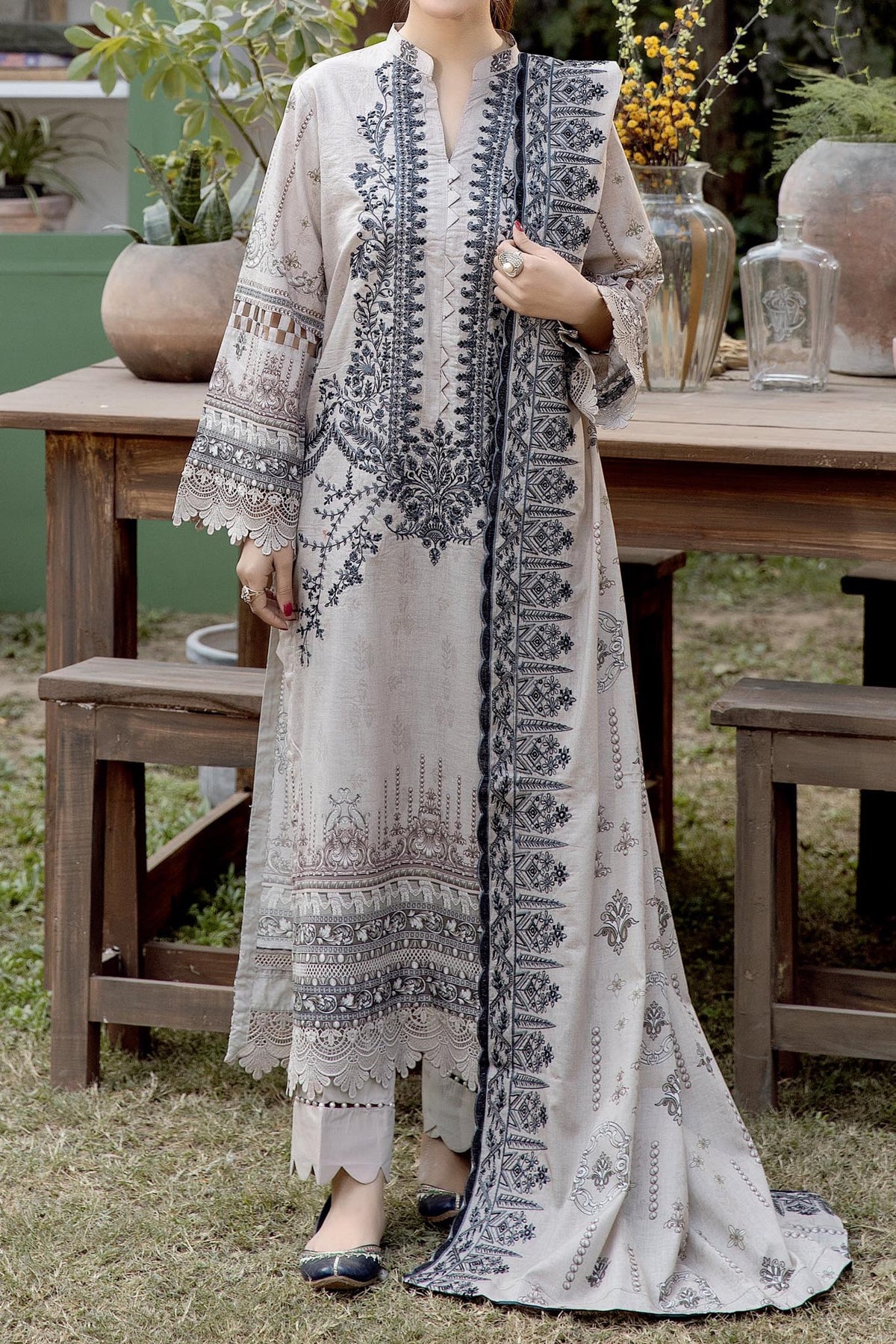 Sila by Johra Unstitched 3 Piece Emb & Printed Lawn Collection'2024-JH-88