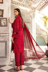 Suhana by Johra Unstitched 3 Piece Festive Chikankari Lawn Collection'2023-JH-277
