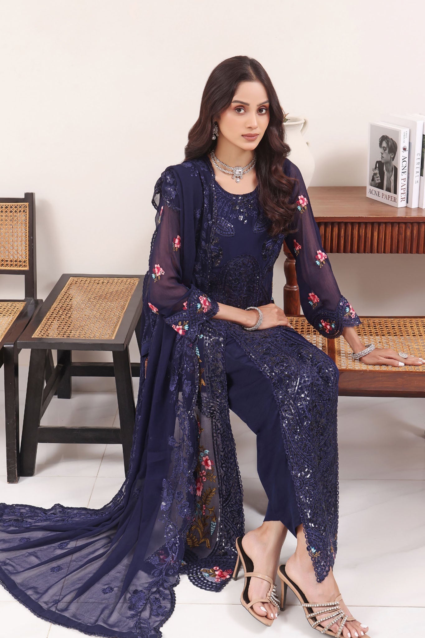 Jahanara By Soghat Unstitched 3 Piece Formals Collection'2025-JHA-03