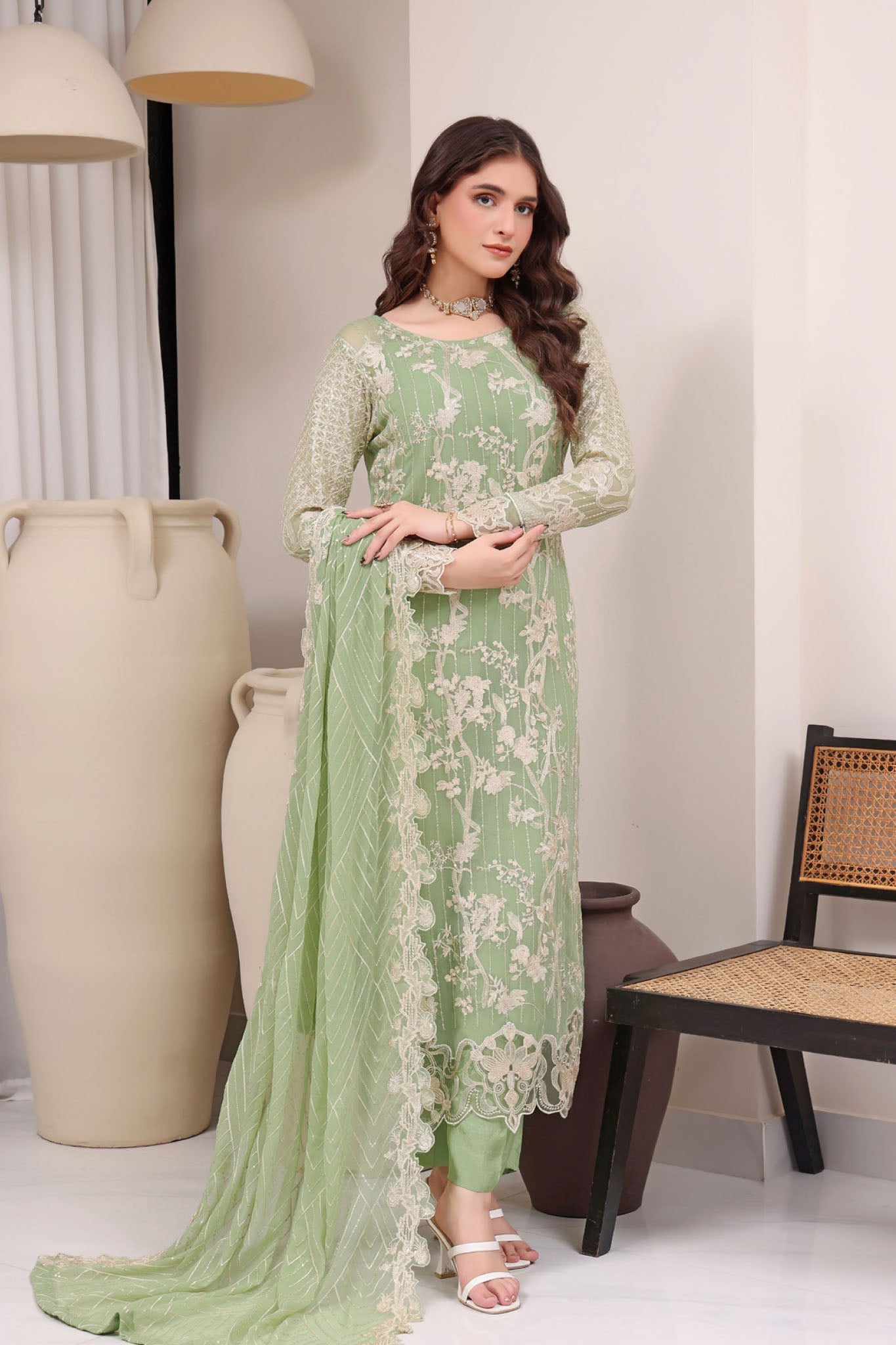 Jahanara By Soghat Unstitched 3 Piece Formals Collection'2025-JHA-04