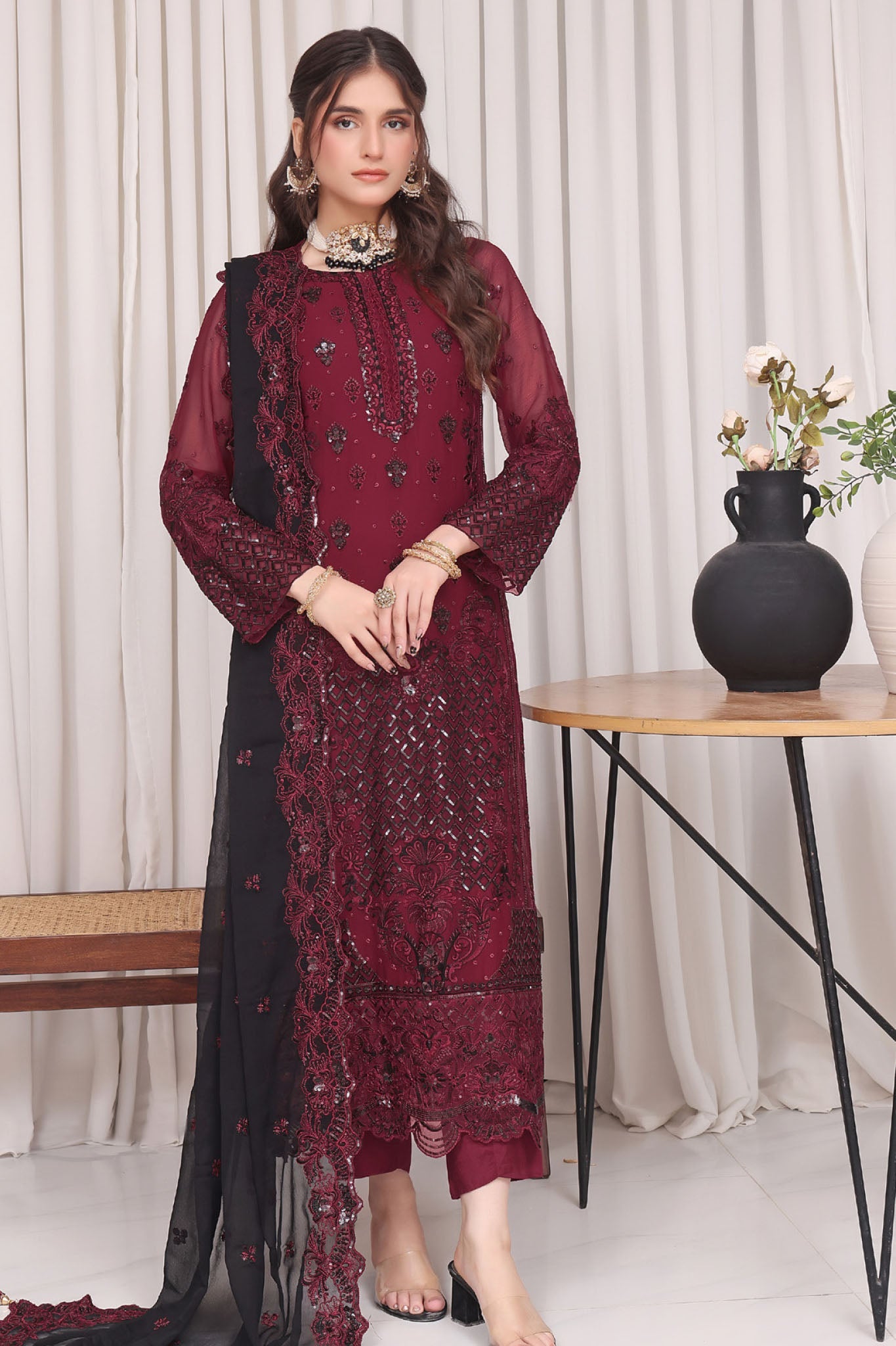 Jahanara By Soghat Unstitched 3 Piece Formals Collection'2025-JHA-05