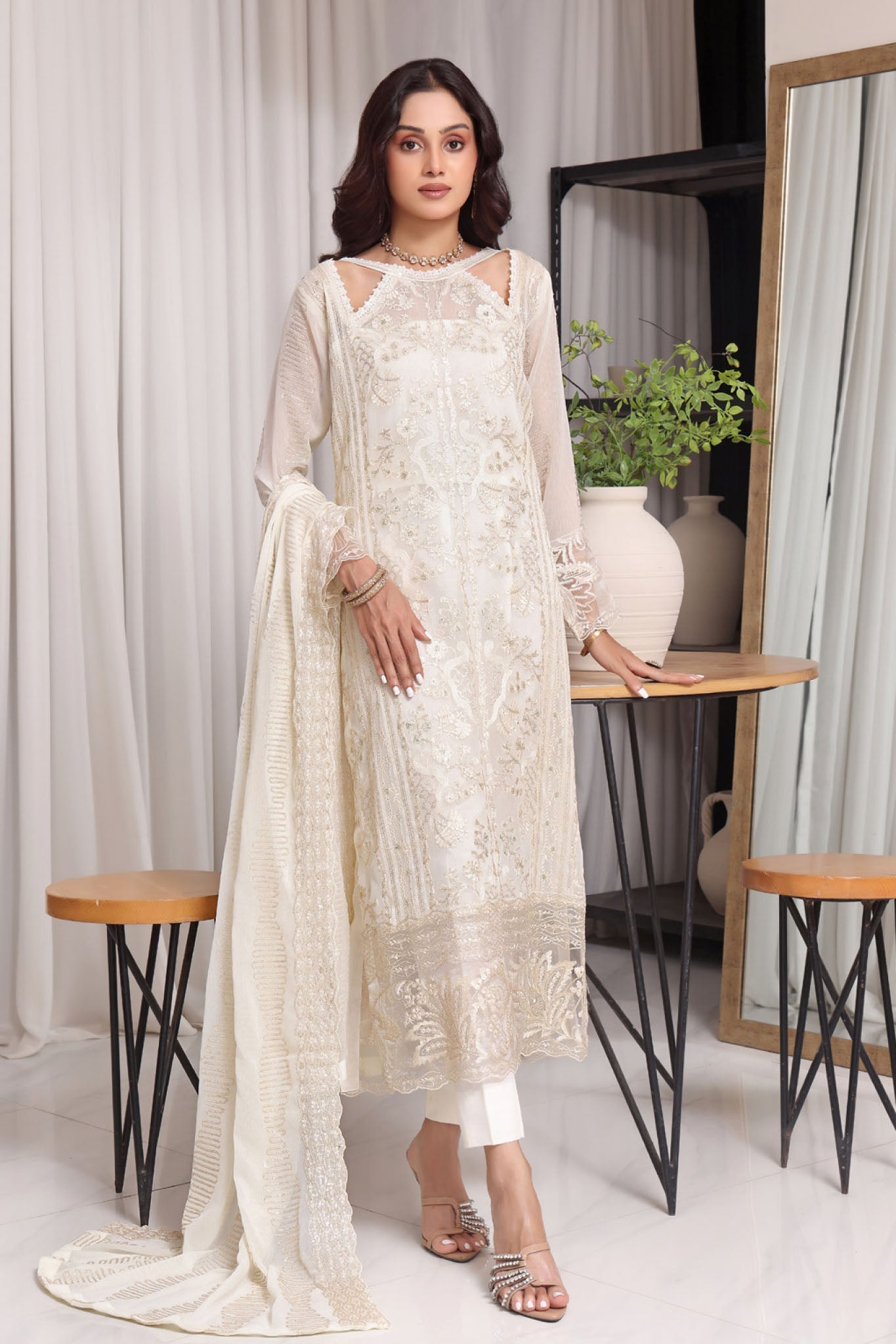 Jahanara By Soghat Unstitched 3 Piece Formals Collection'2025-JHA-06