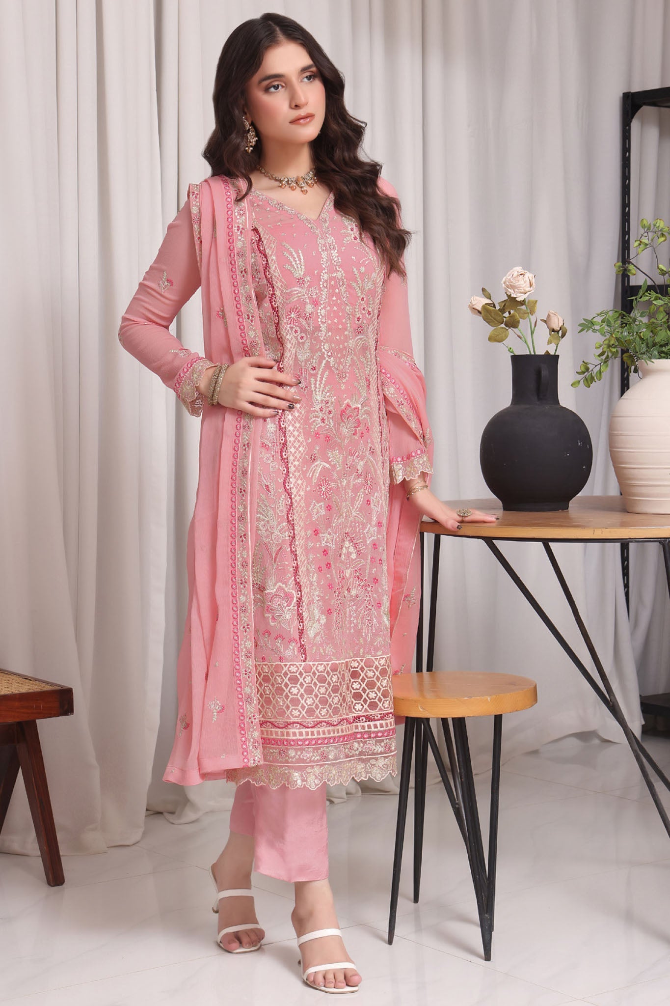 Jahanara By Soghat Unstitched 3 Piece Formals Collection'2025-JHA-09