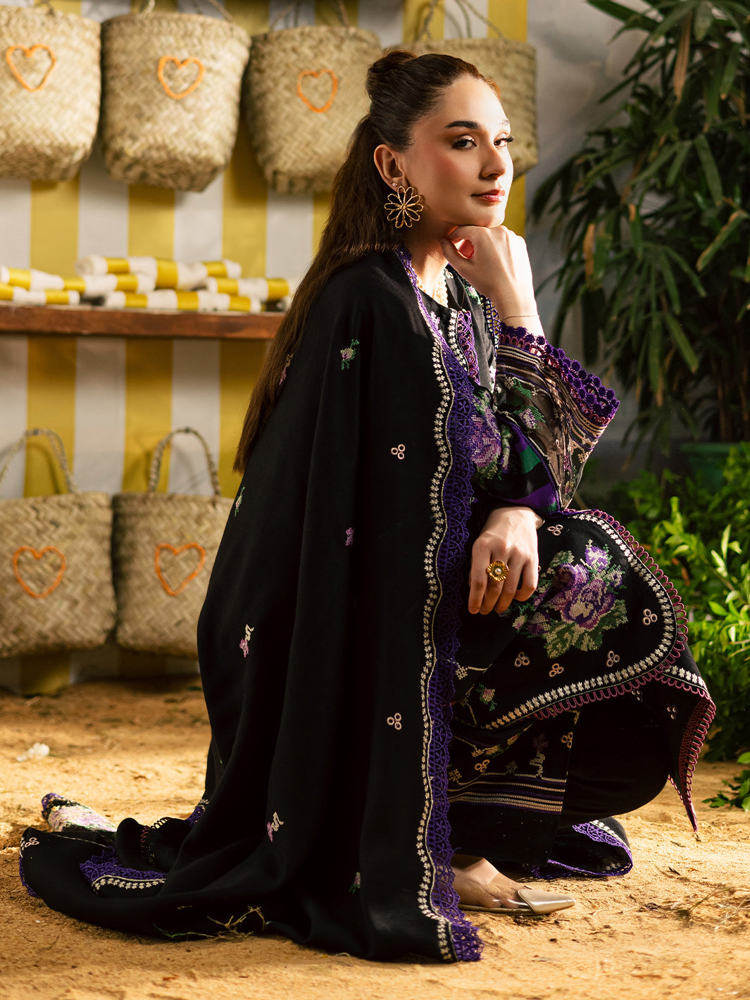 Kaia by Mahnur Unstitched 3 Piece Emb Winter Collection'2025-K-02