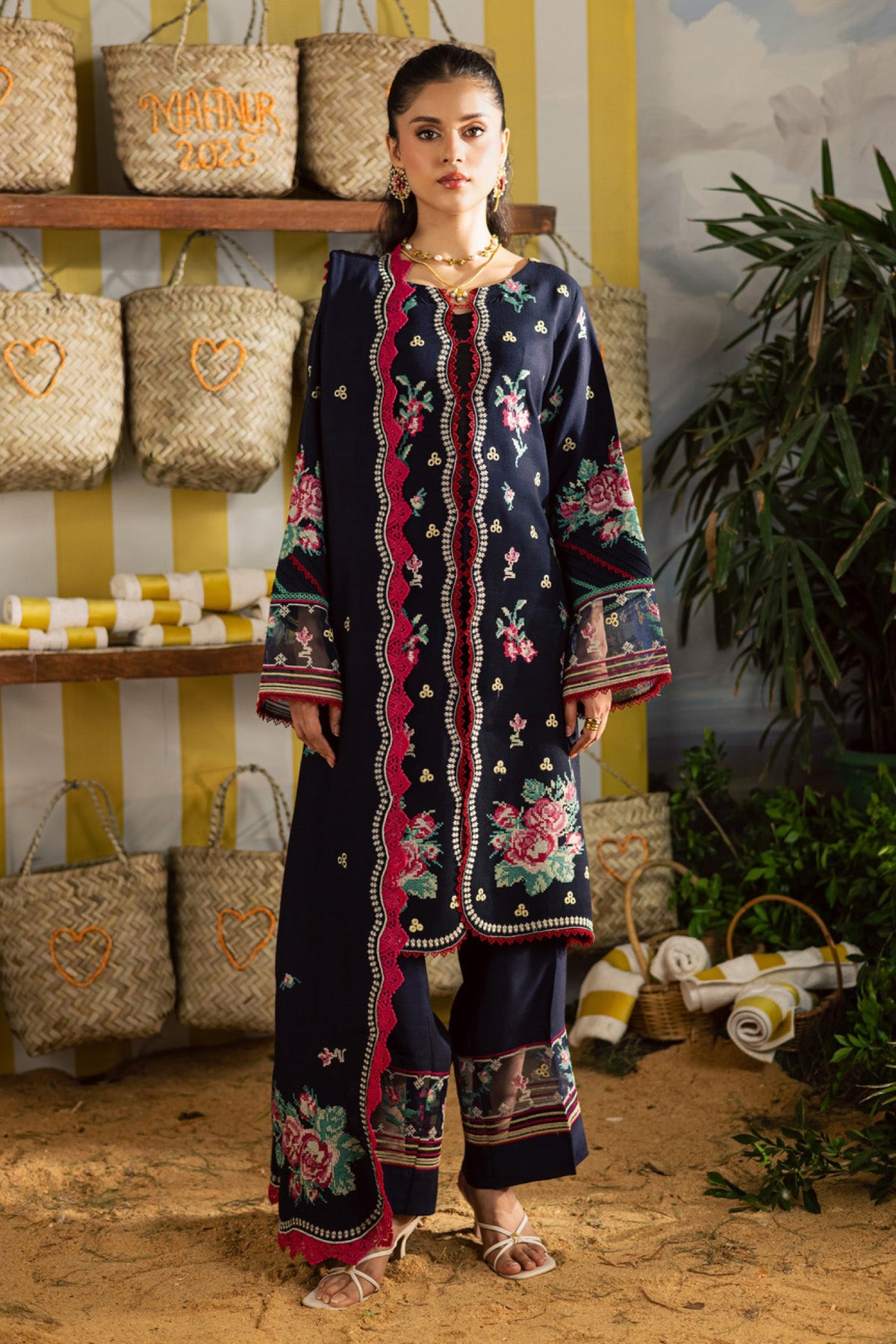 Kaia by Mahnur Unstitched 3 Piece Emb Winter Collection'2025-K-06
