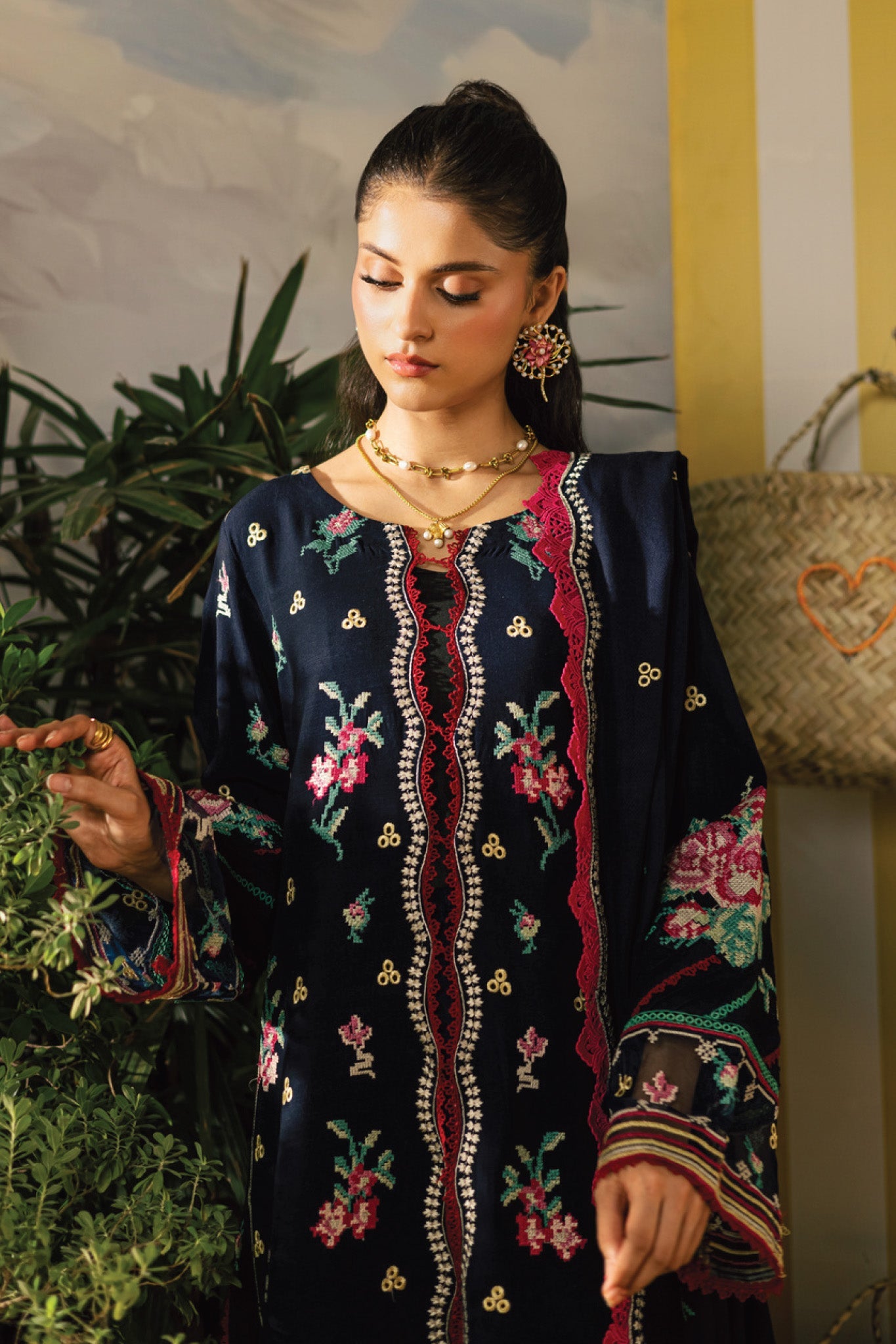 Kaia by Mahnur Unstitched 3 Piece Emb Winter Collection'2025-K-06