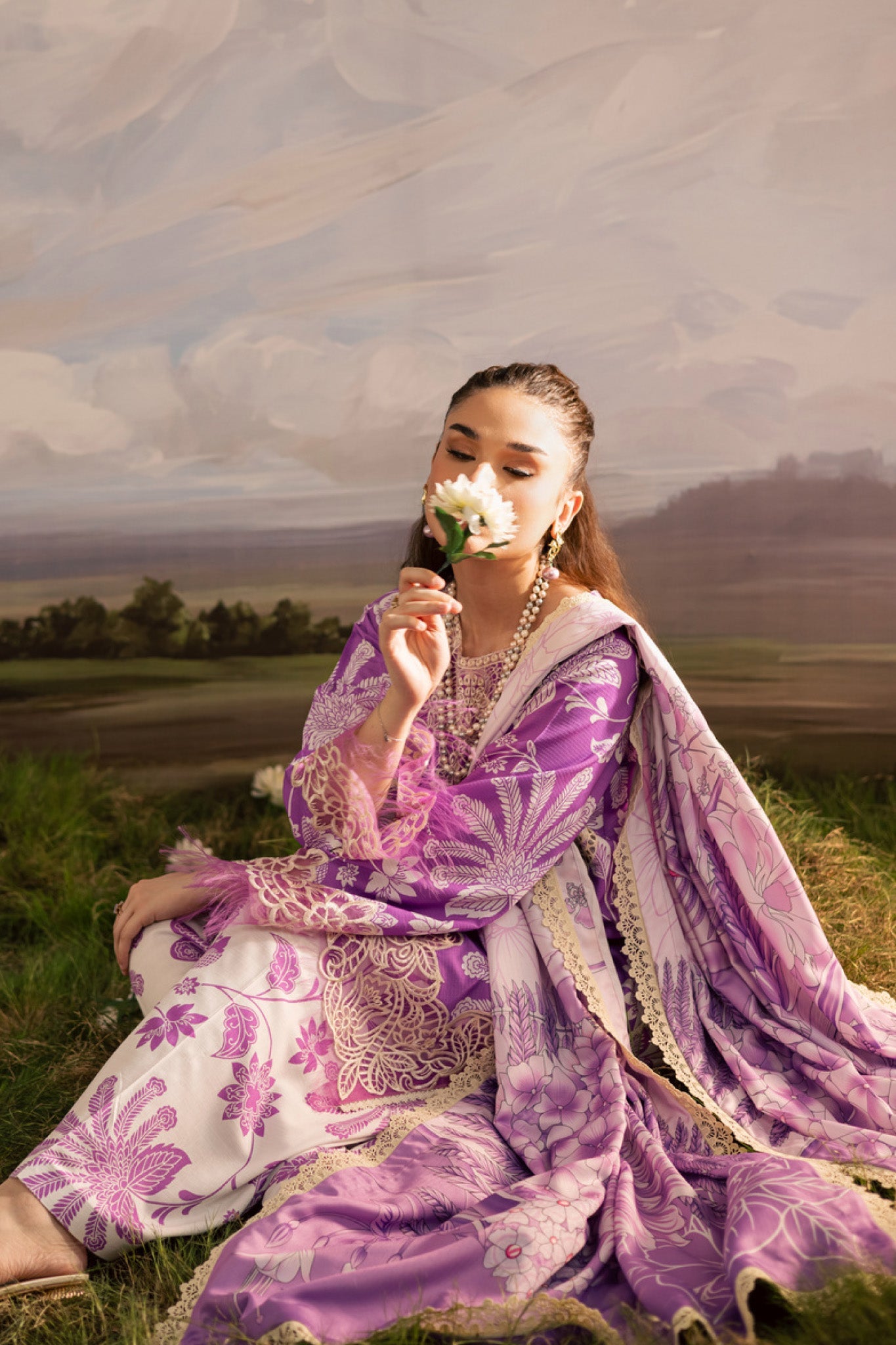 Kaia by Mahnur Unstitched 3 Piece Emb Winter Collection'2025-K-10