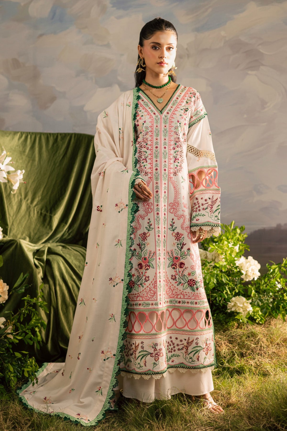 Kaia by Mahnur Unstitched 3 Piece Emb Winter Collection'2025-K-11
