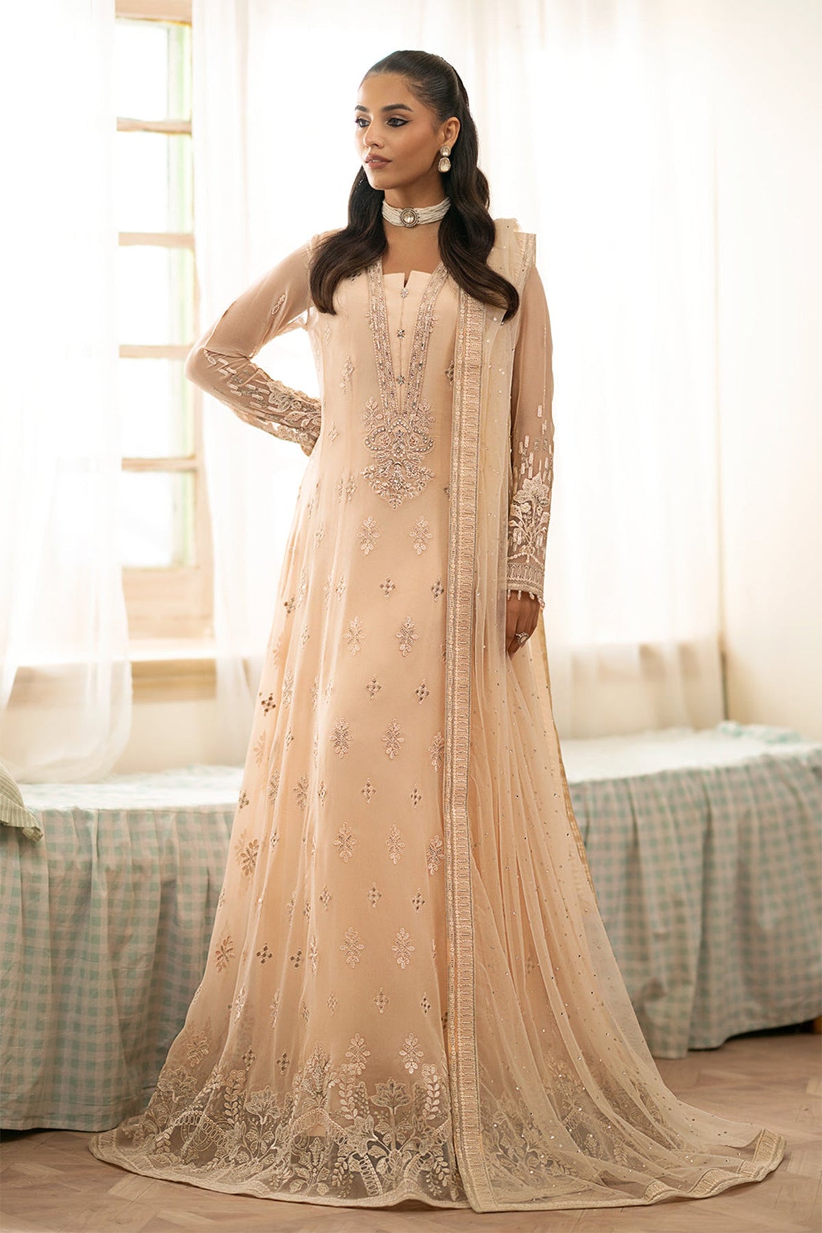 Meharbano - Kuch khas By Flossie Unstitched 3 Piece Festive Formals Vol-16 Collection'2024-E-202-Siara
