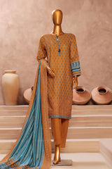 HZ Stitched 3 Piece Emb Khaddar Vol-02 Collection'2024-KE-904