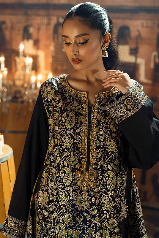 Nefertiti By Zaaviay Stitched Khem (Three Piece)