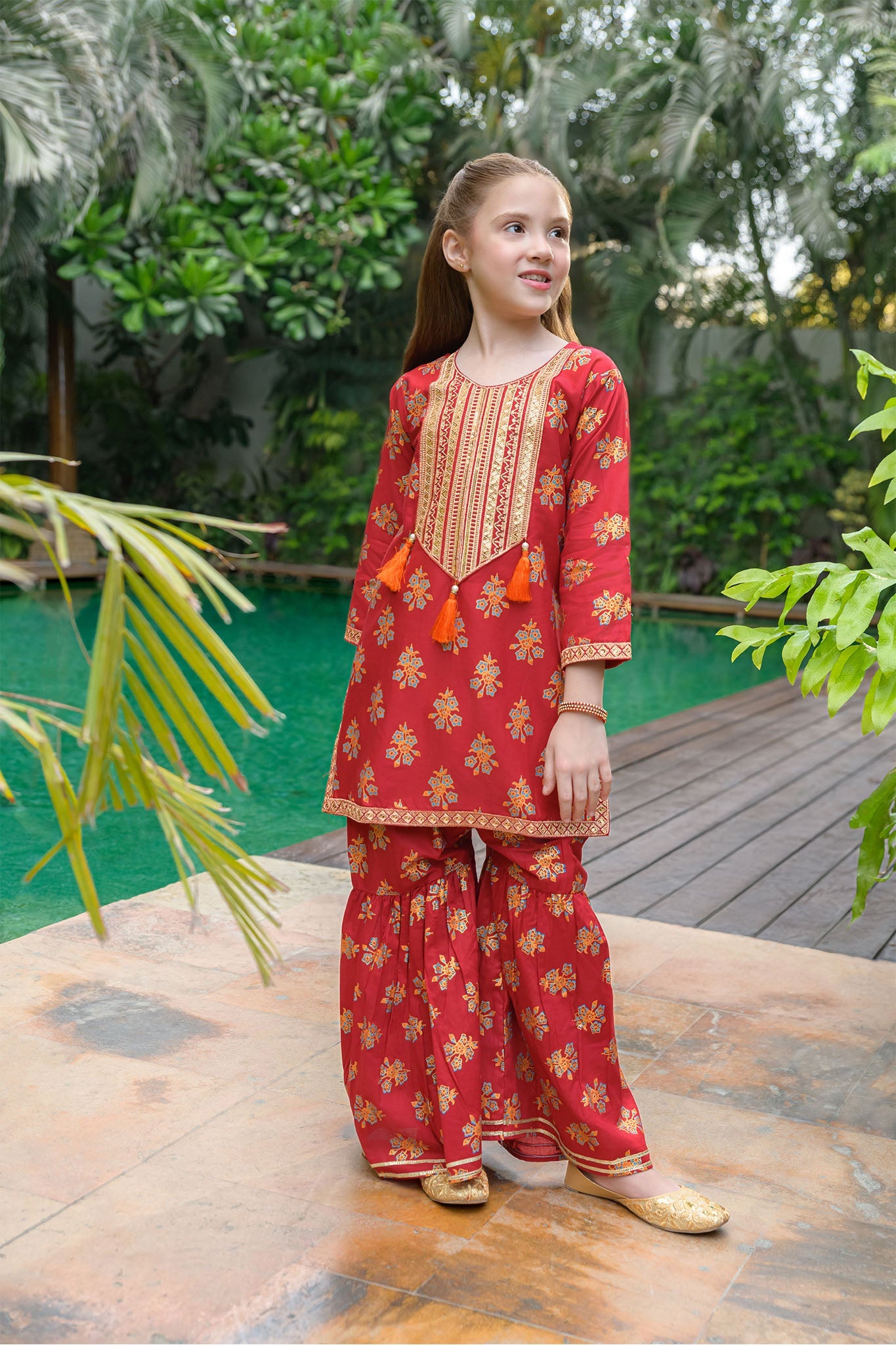 Fresh Bird Stitched 2 Piece Festive Kids Collection'2025-Kaur