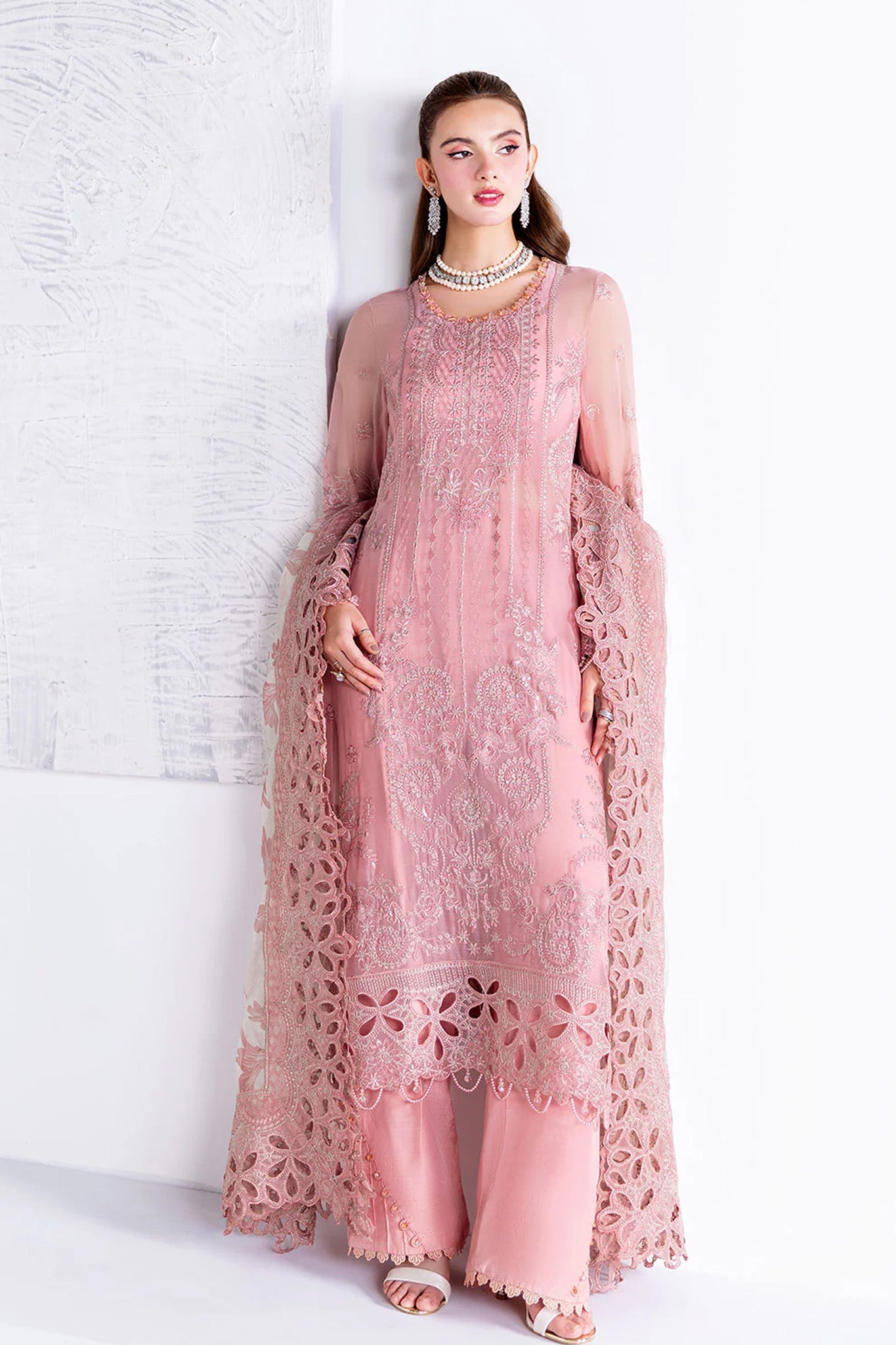 Arzoo by Ramsha Unstitched 3 Piece Chiffon Vol 02 Collection'2025-U-203
