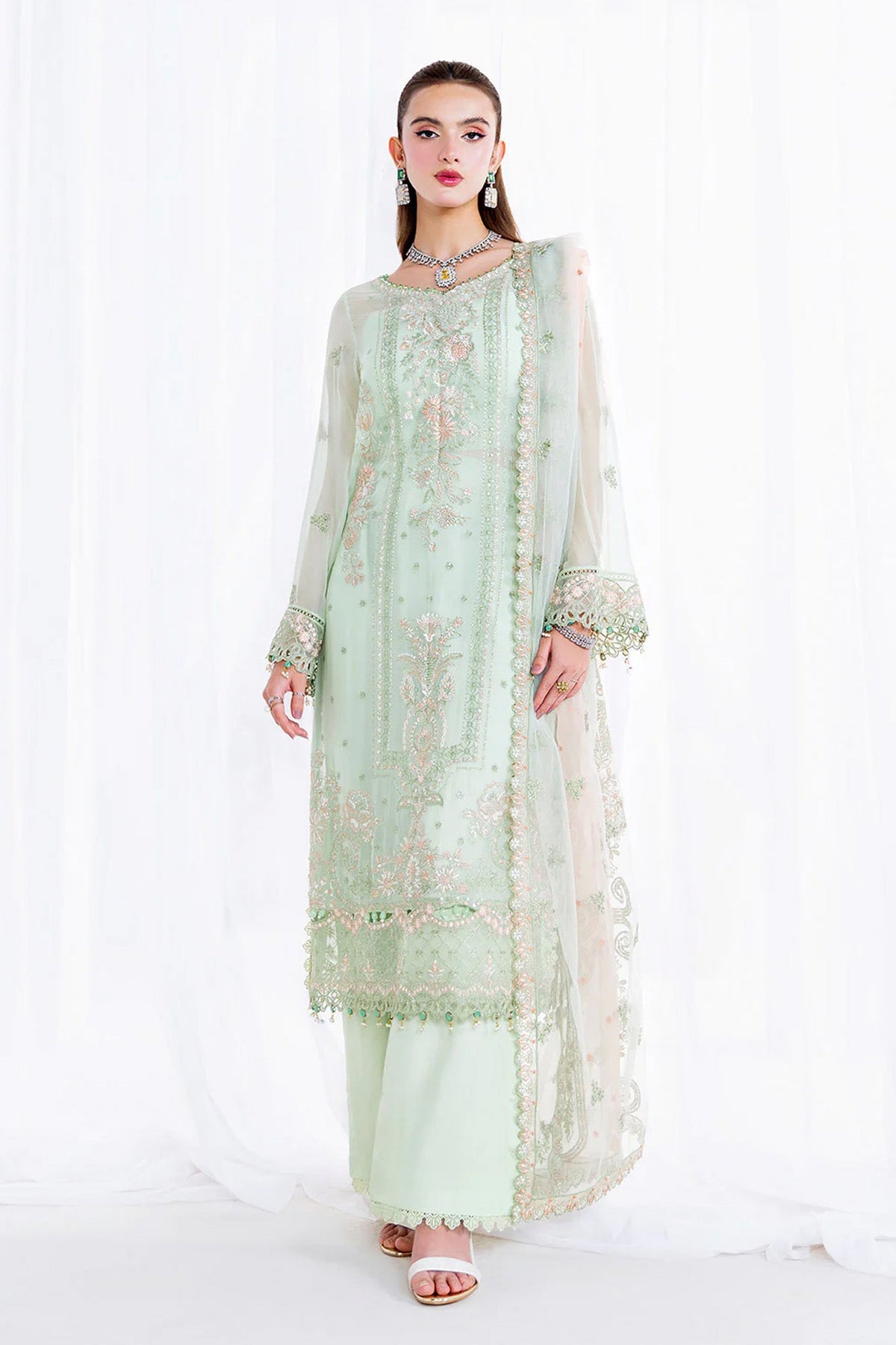 Arzoo by Ramsha Unstitched 3 Piece Chiffon Vol 02 Collection'2025-U-207
