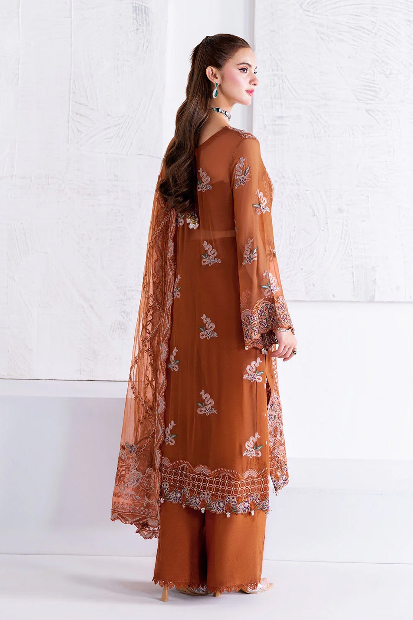 Arzoo by Ramsha Unstitched 3 Piece Chiffon Vol 02 Collection'2025-U-208