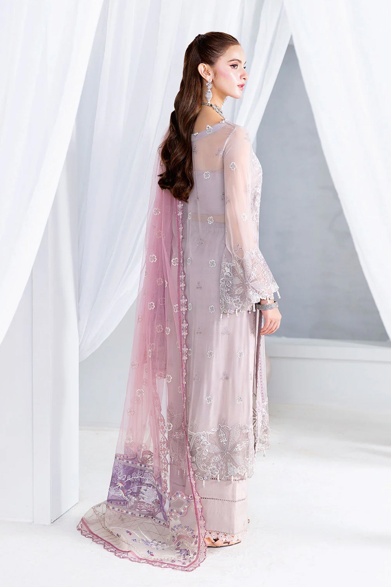 Arzoo by Ramsha Unstitched 3 Piece Chiffon Vol 02 Collection'2025-U-209