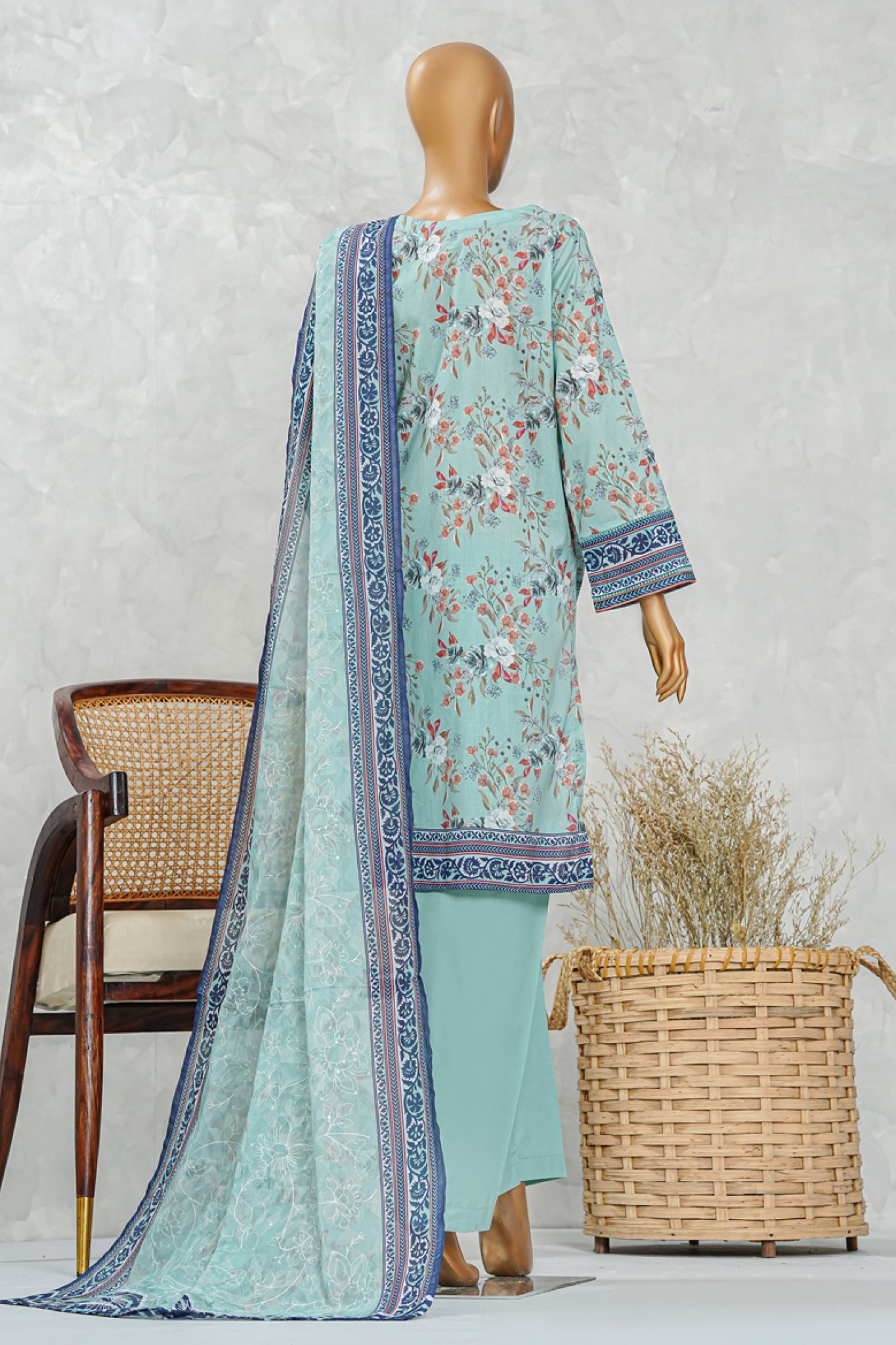 Printkari By HZ Stitched 3 Piece Chikankari Vol-05 Collection'2025-LPE-3P-506