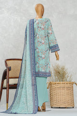 Printkari By HZ Stitched 3 Piece Chikankari Vol-05 Collection'2025-LPE-3P-506
