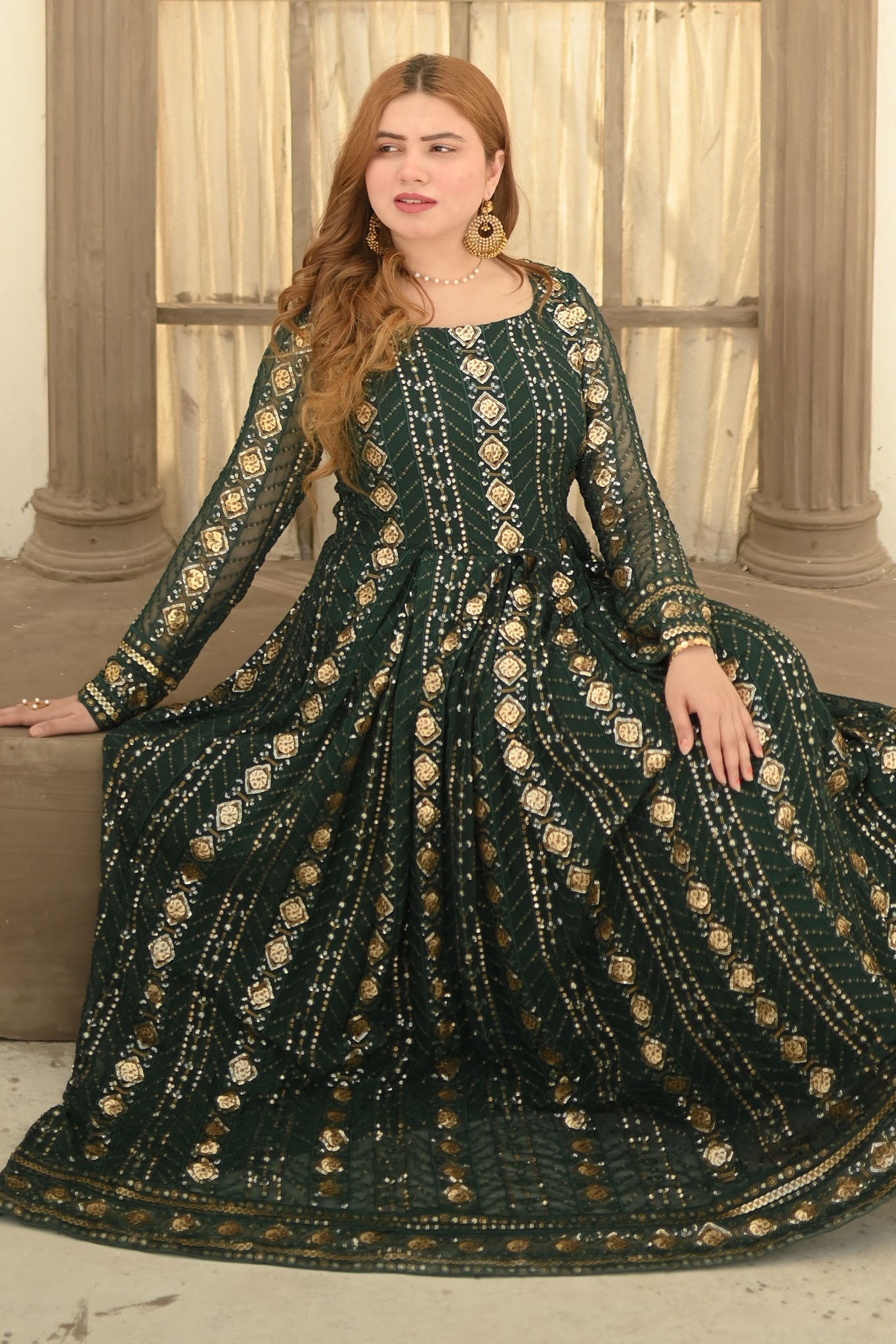 Ramsha Closet Stitched 3 Piece Luxury Formals Collection'2024-08-Laila