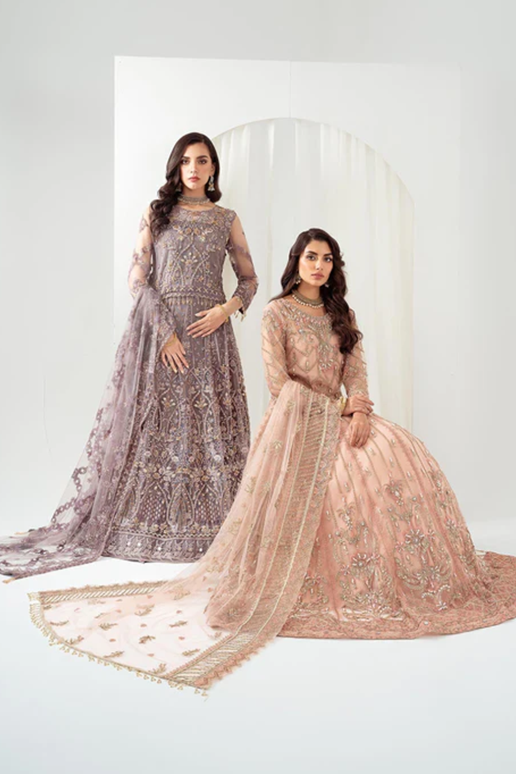 Meeral Stitched 3 Piece Luxury Formals Pret Collection'2025-Meeral - ML-LUX22V2-5 Dilara - Meeral Luxe