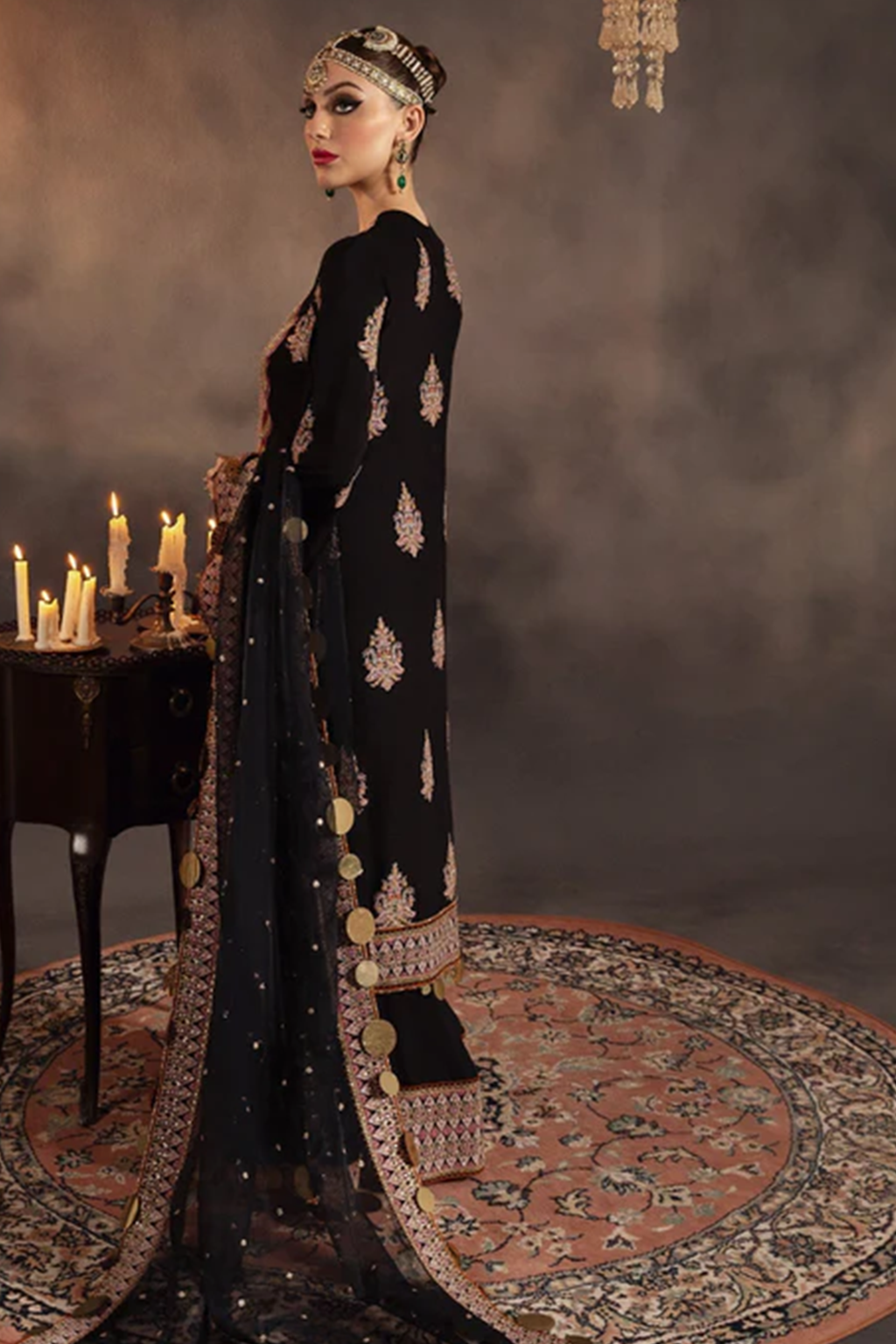 Meeral Stitched 3 Piece Luxury Formals Pret Collection'2025-Anisa - Meeral Luxe