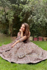Meeral Stitched 3 Piece Luxury Formals Pret Collection'2025-Meeral - ML-LUX22V2-30 Raya - Meeral Luxe