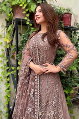 Meeral Stitched 3 Piece Luxury Formals Pret Collection'2025-Meeral - ML-LUX22V2-30 Raya - Meeral Luxe