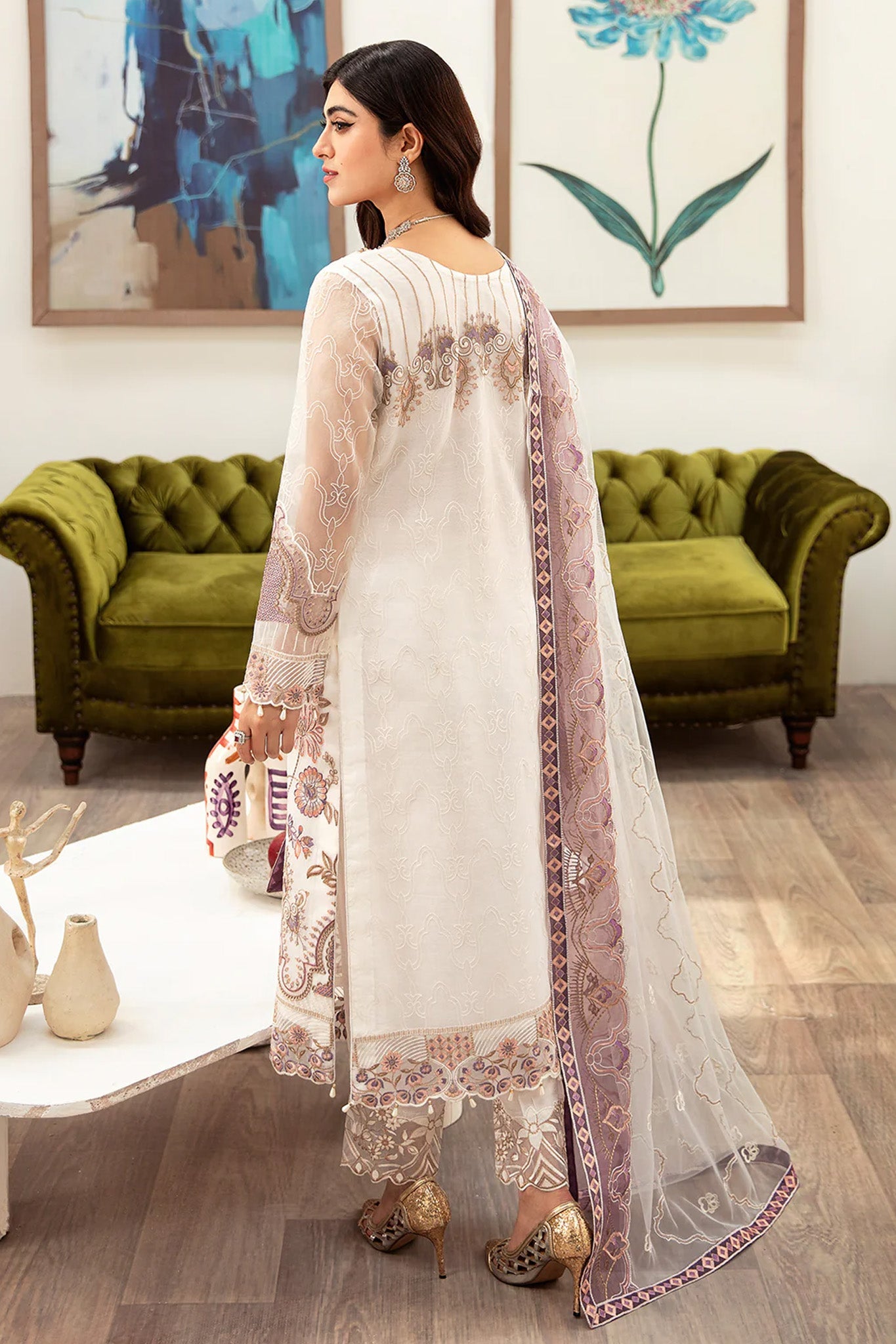 Minhal by Ramsha Unstitched 3 Piece Formals Vol-10 Collection'2025-M-1002