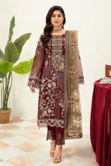 Minhal by Ramsha Unstitched 3 Piece Formals Vol-10 Collection'2025-M-1003