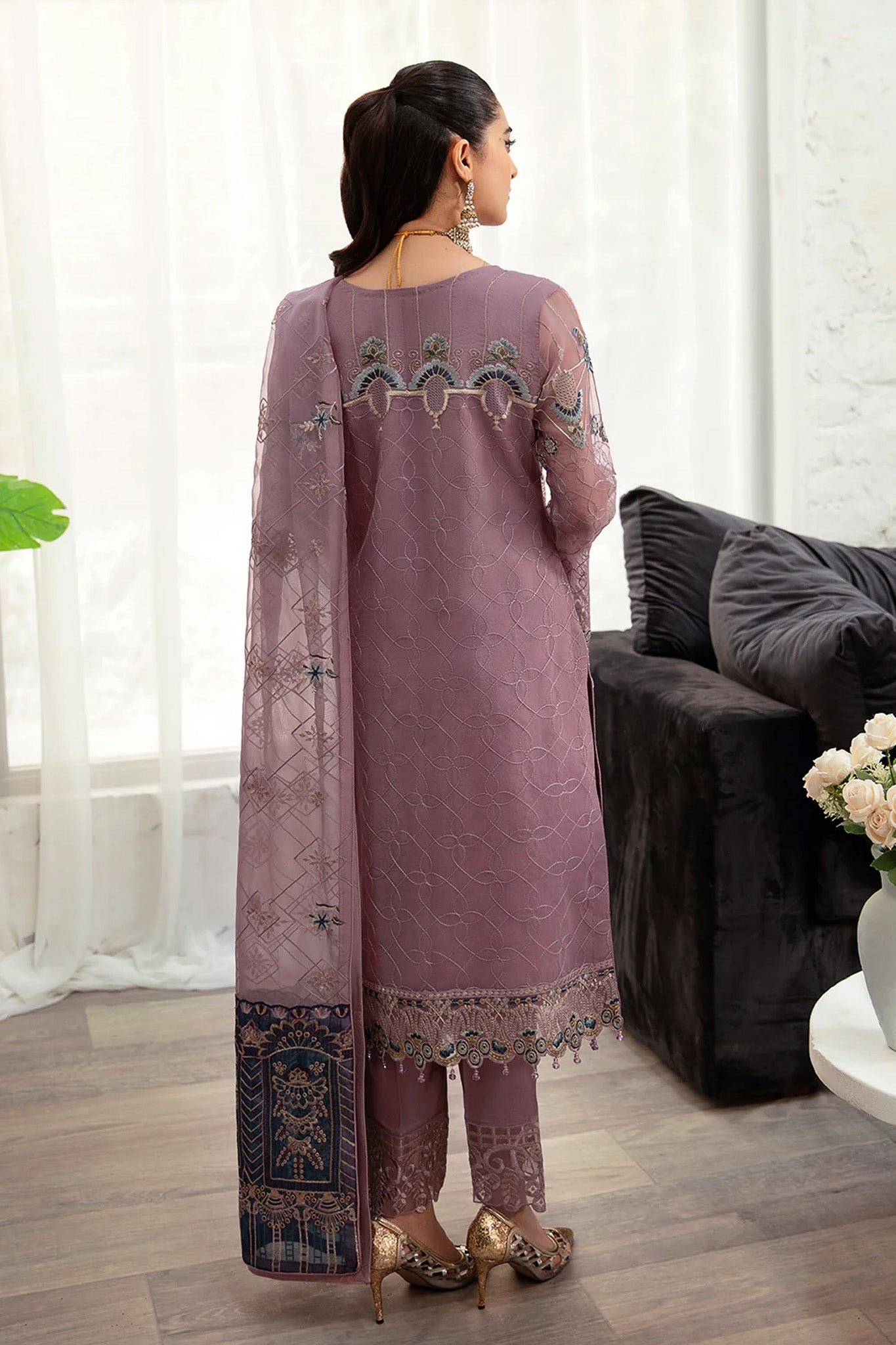 Minhal by Ramsha Unstitched 3 Piece Formals Vol-10 Collection'2025-M-1005