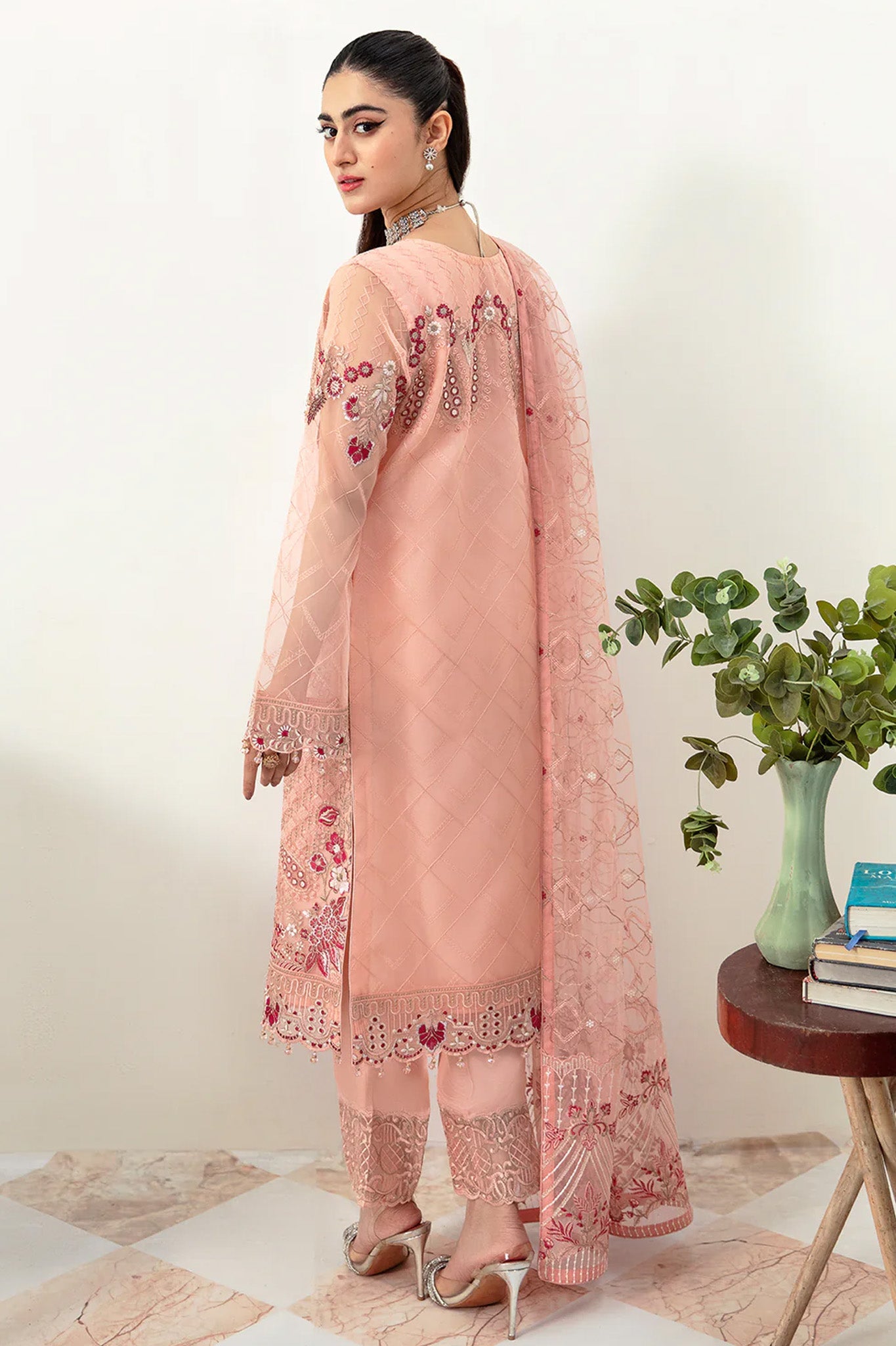Minhal by Ramsha Unstitched 3 Piece Formals Vol-10 Collection'2025-M-1007