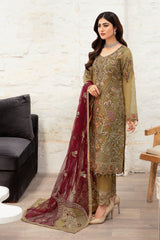 Minhal by Ramsha Unstitched 3 Piece Formals Vol-10 Collection'2025-M-1010