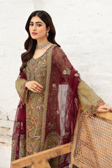 Minhal by Ramsha Unstitched 3 Piece Formals Vol-10 Collection'2025-M-1010
