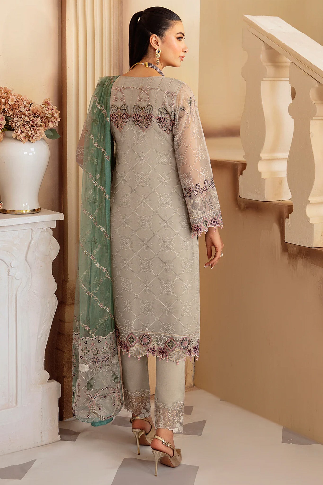 Minhal by Ramsha Unstitched 3 Piece Formals Vol-12 Collection'2025-M-1202