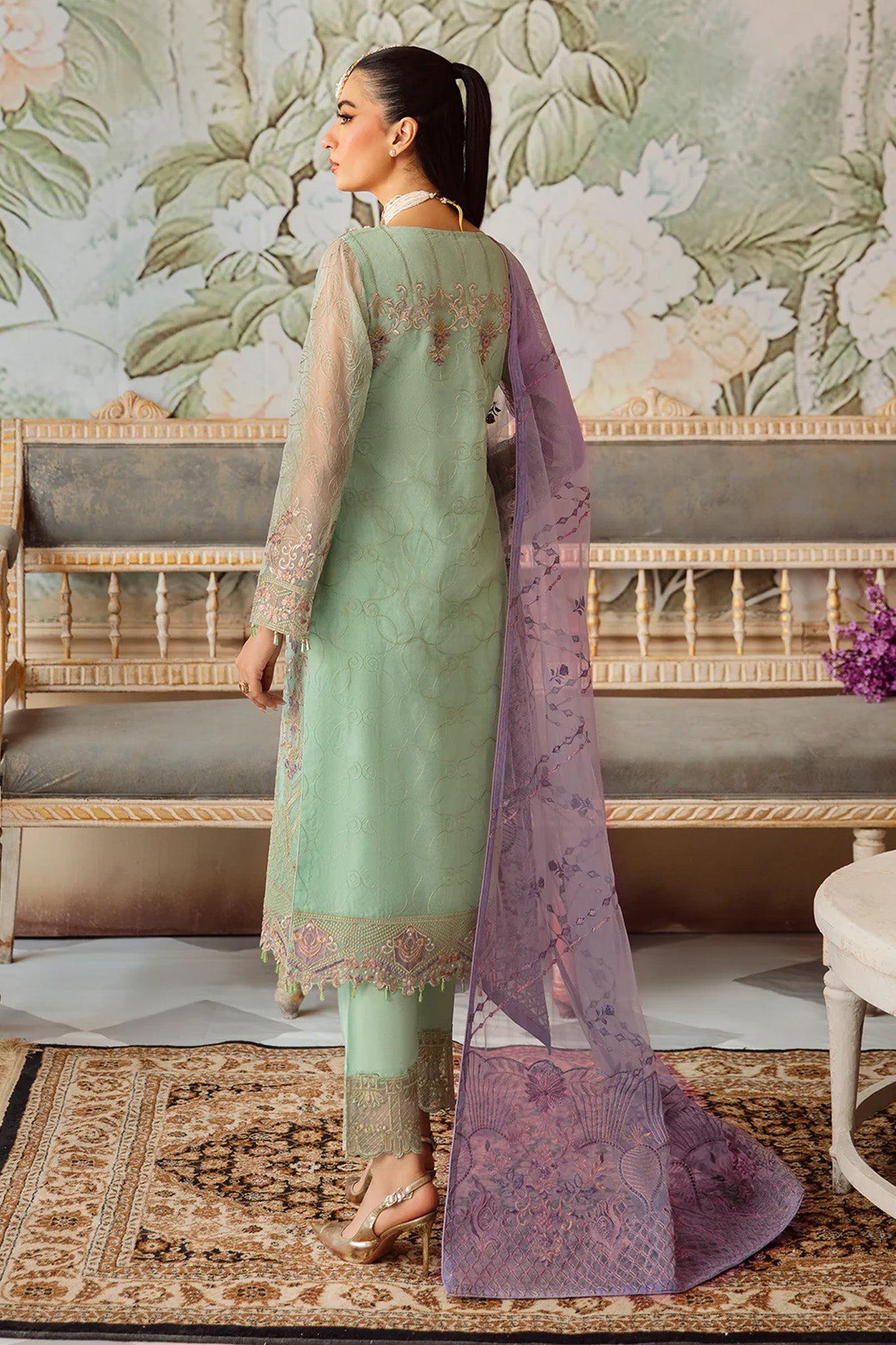 Minhal by Ramsha Unstitched 3 Piece Formals Vol-12 Collection'2025-M-1204