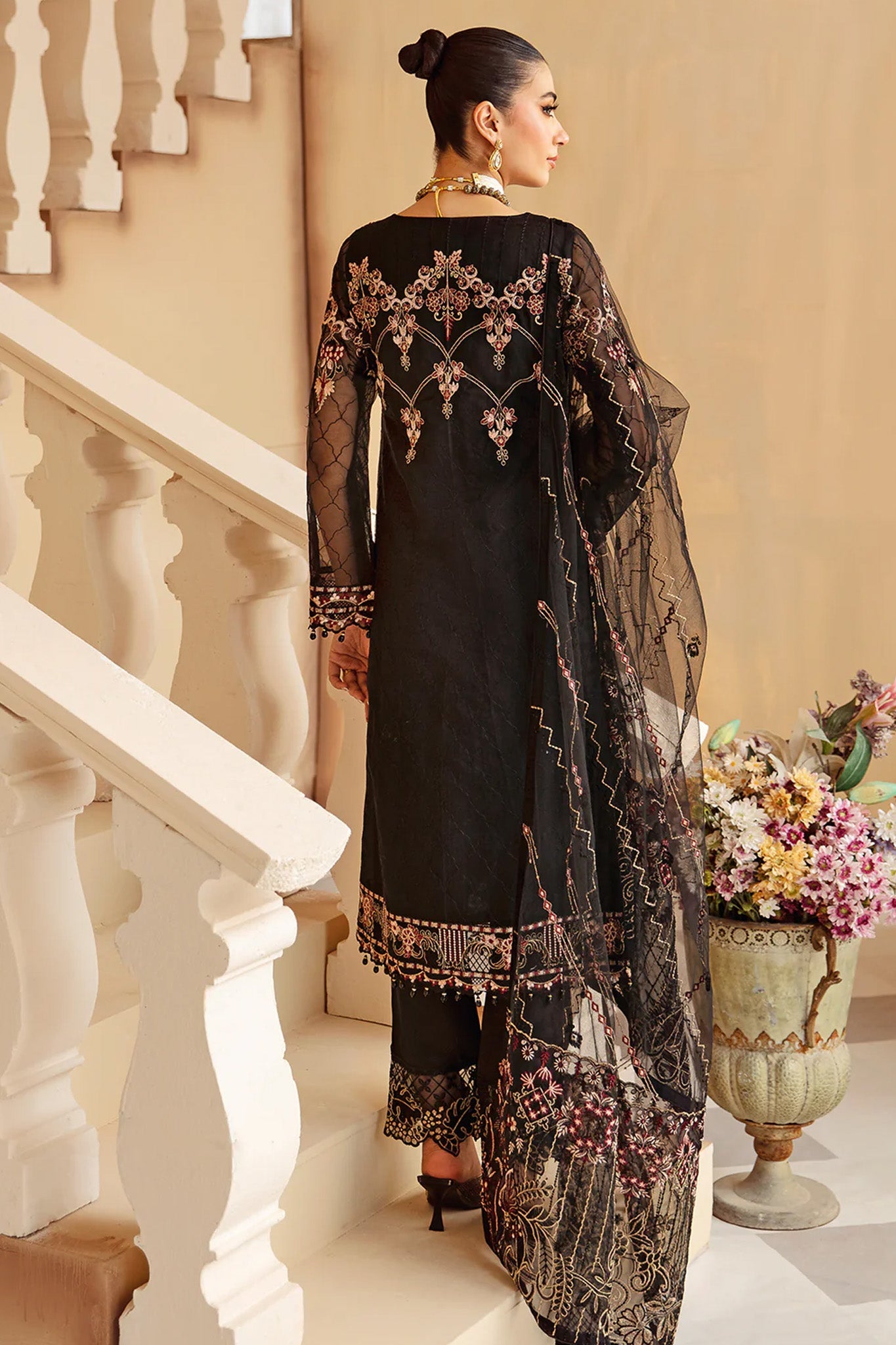 Minhal by Ramsha Unstitched 3 Piece Formals Vol-12 Collection'2025-M-1205