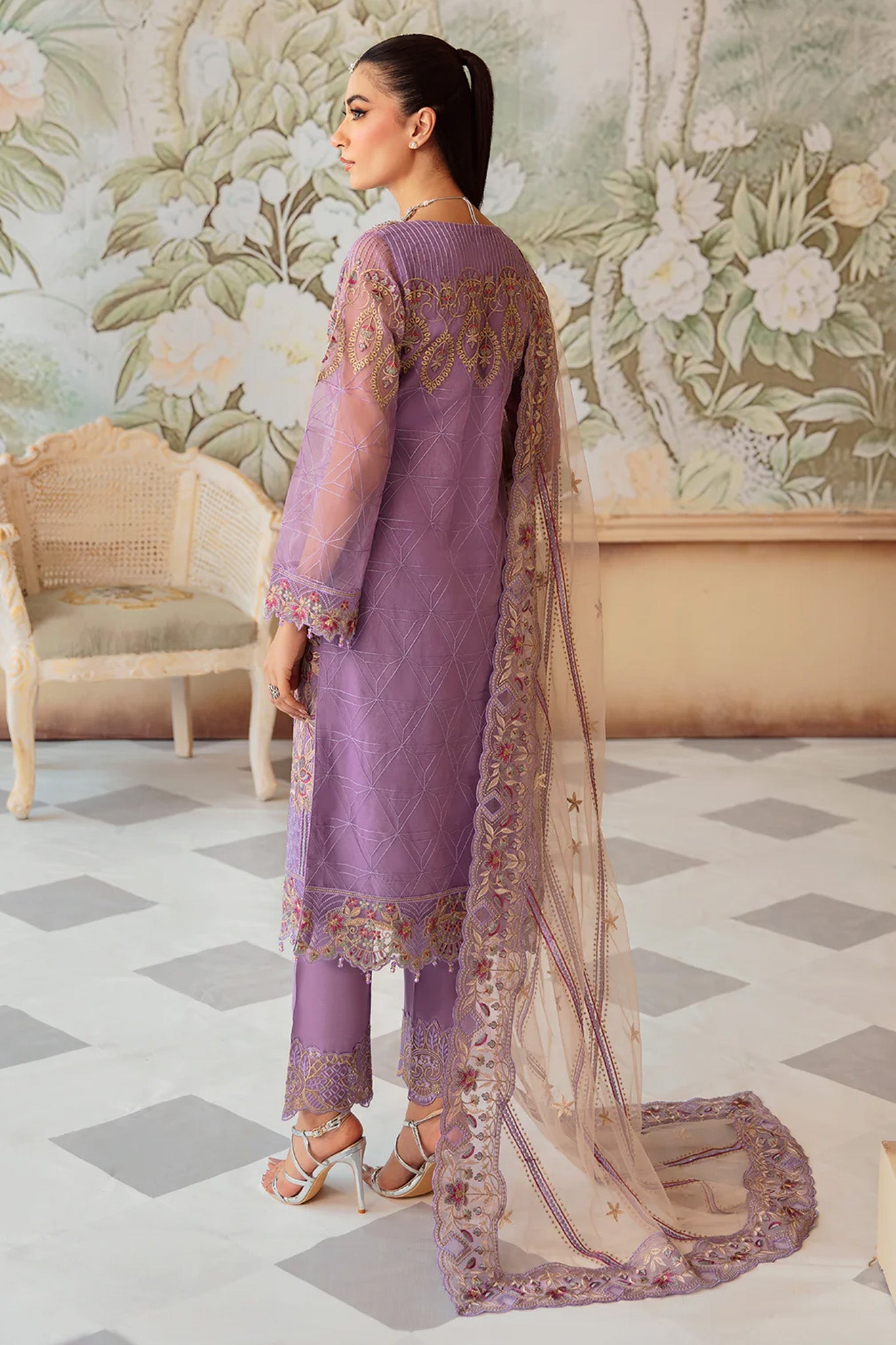 Minhal by Ramsha Unstitched 3 Piece Formals Vol-12 Collection'2025-M-1207