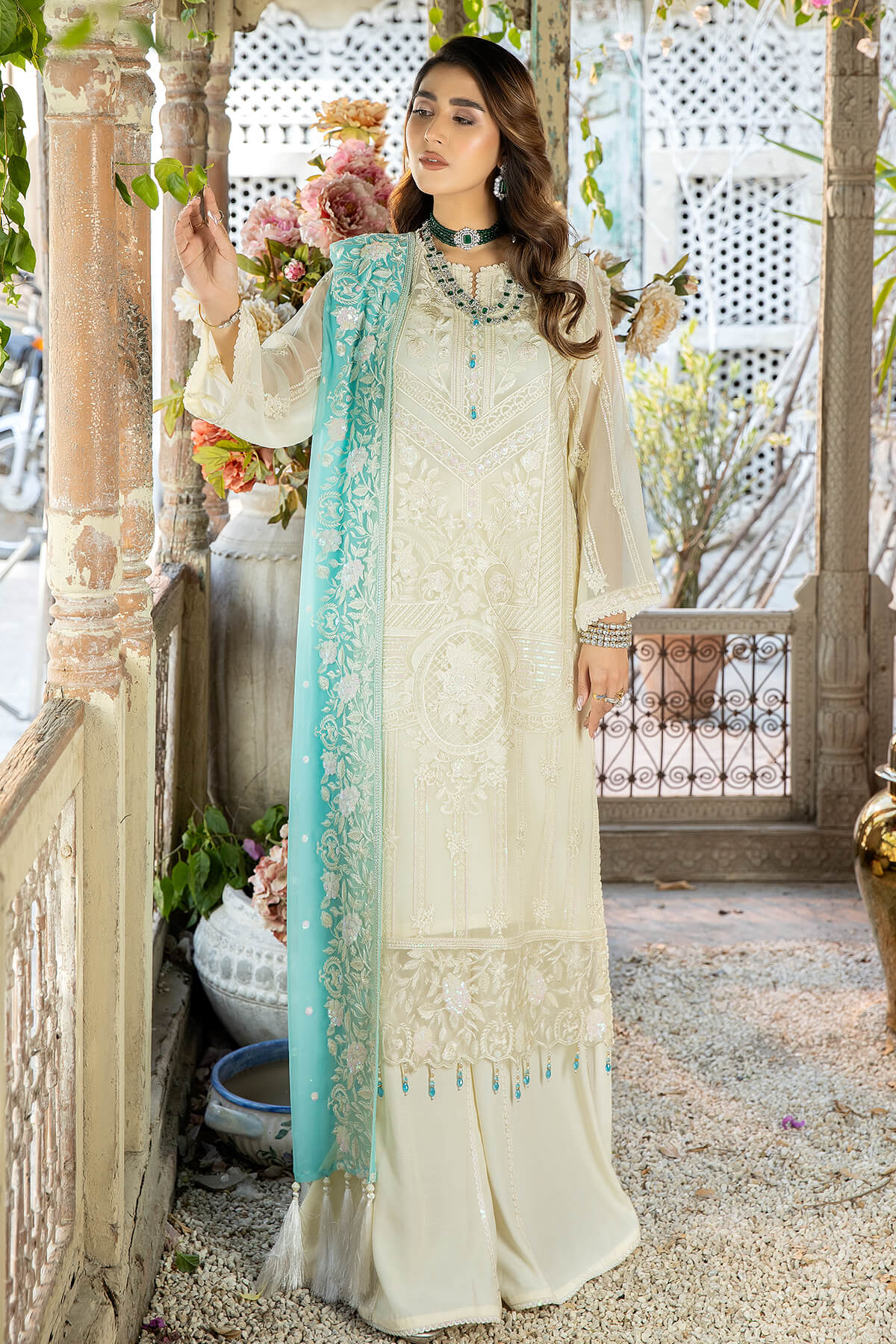 De Lambent Majestic by Imrozia Unstitched 3 Piece Chiffon Collection'2023-M-33-Lyna